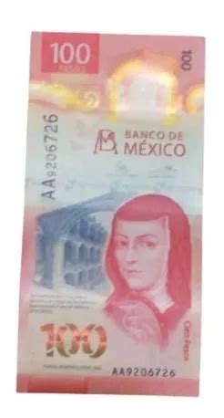 Billete De Pesos Serie Aa Sor Juana In S De La Cruz Meses Sin