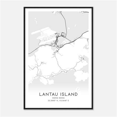 Lantau Island - Custom Maps & Posters