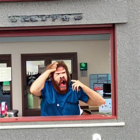 A Caveman Screaming At The Dentist Office That Is Stable Diffusion