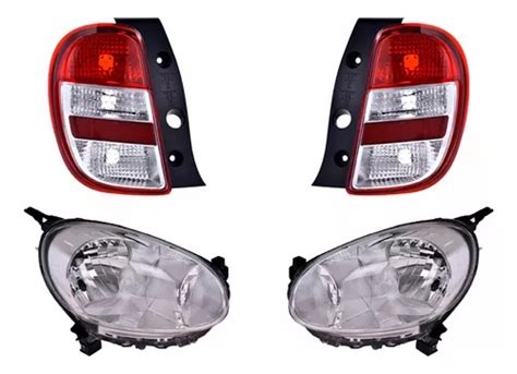 Set Calaveras Faros Depo Nissan March 2011 2020 Envío gratis