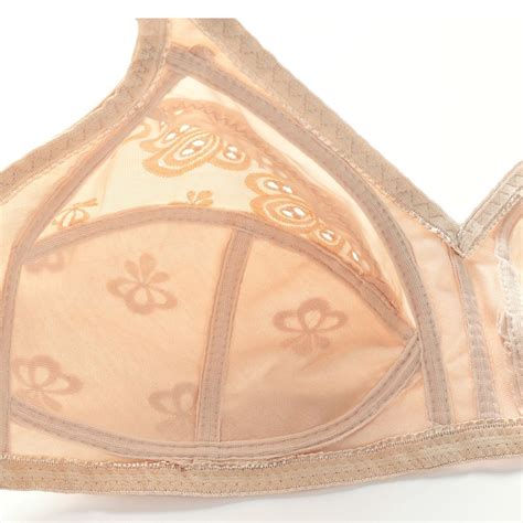 Embroidery Bra Push Up Bra C D E Cup Plus Size Women Underwear