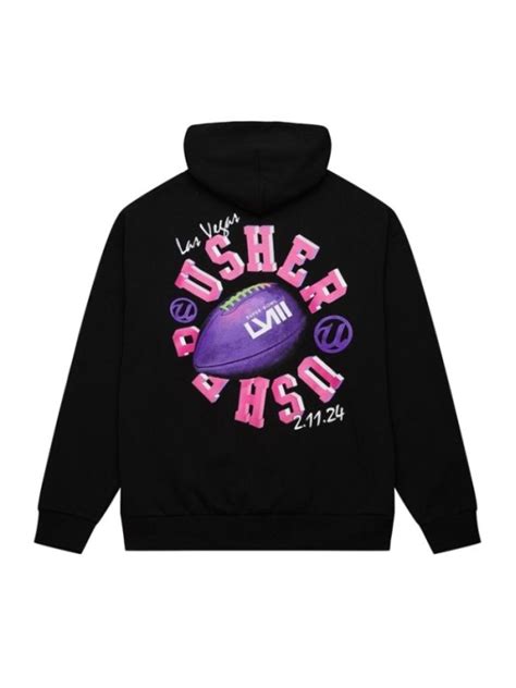 Super Bowl Lviii Usher Blacklight Legacy Hoodie - Jacket Hub