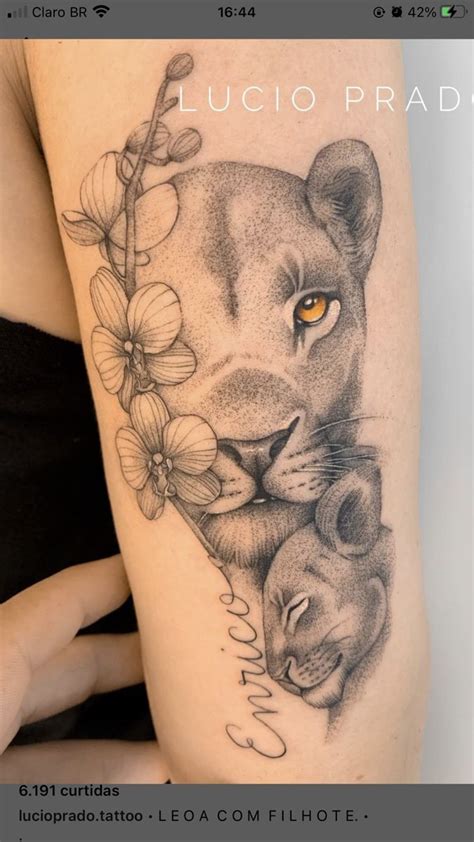 Pin De Krisje Gielis Em Tattoo Lion Tatuagem Antebra O Feminina