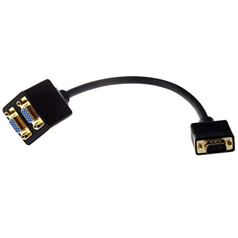 Hign Resolution Vga Male To Vga Female Splitter Cable