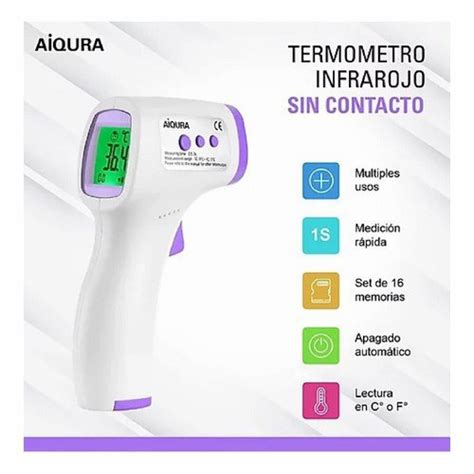 Jual AIQURA Thermometer Infrared Non Contact Digital Pengukur Suhu