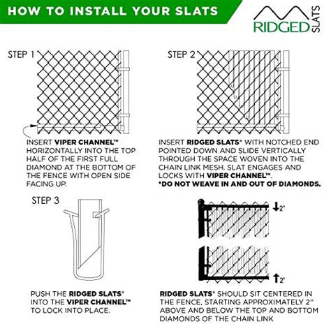 Ridged Slats Slat Depot Single Wall Bottom Locking Privacy Slat For 3