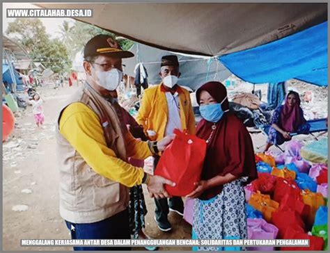 Menggalang Kerjasama Antar Desa Dalam Penanggulangan Bencana