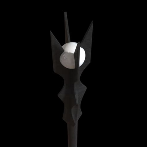 3d Evil Wizard Magic Staff Model