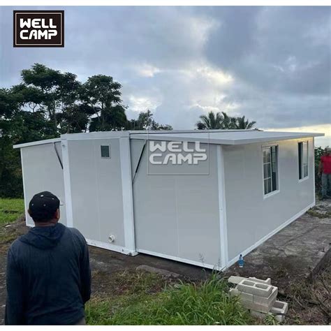 Easy Unloading Sandwich Panel Prefab Homes Portable Cabin Expandable