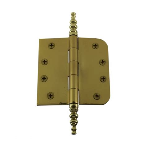 Bright Solid Brass Door Hinge 4 Steeple Tip Renovators Supply