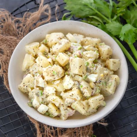 Old Fashioned Amish Potato Salad Recipe Whiskaffair