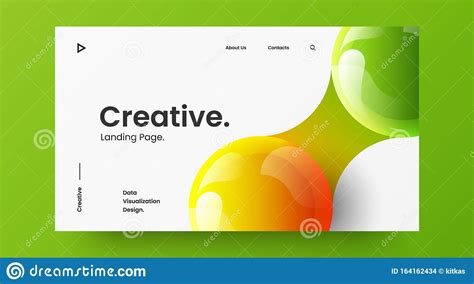 Creative Horizontal Banner Template With Various Optical Devices ...