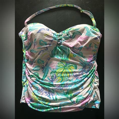 Lilly Pulitzer Swim Lilly Pulitzer Scuba Tankini Swim Top Tropical