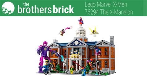 LEGO Marvel 76294 X-Men: The X-Mansion revealed [News] - The Brothers ...