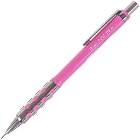 Lapiseira Pentel 0 5mm Grip P360 Rosa Uso Profissional P365P