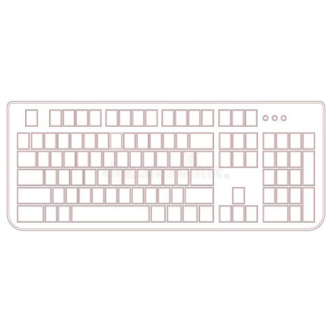 Blank Keyboard Layout Stock Illustrations – 1,301 Blank Keyboard Layout ...