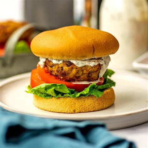 Juicy Air Fryer Chicken Burgers 15 Minutes Bites Of Wellness