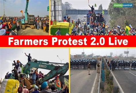 Farmers Protest 2024 Highlights शंभू बॉर्डर पर घमासान पुलिस ने