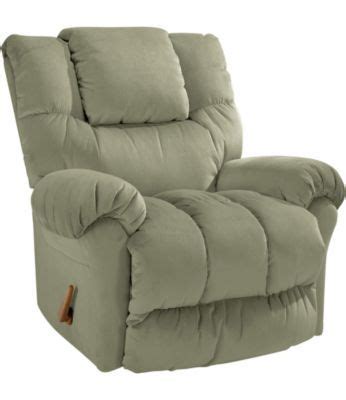 the reclining chair is shown in light green