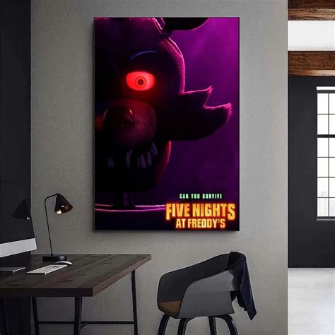 Five Nights FNAF Freddy's Movie Poster Gallery Prints Wall Decals Home ...