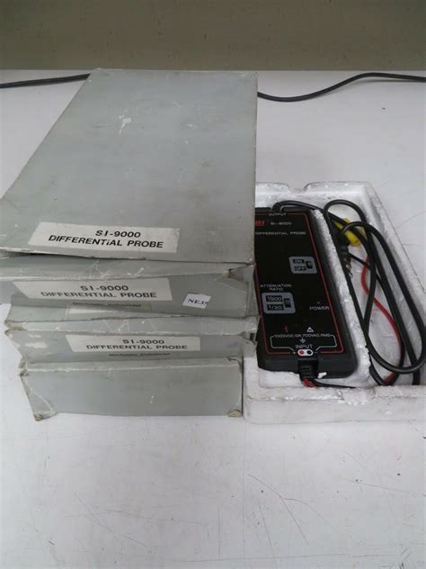 Beckman Industrial Si-9000 Differential Probe 25mhz High Voltage NE35 ...