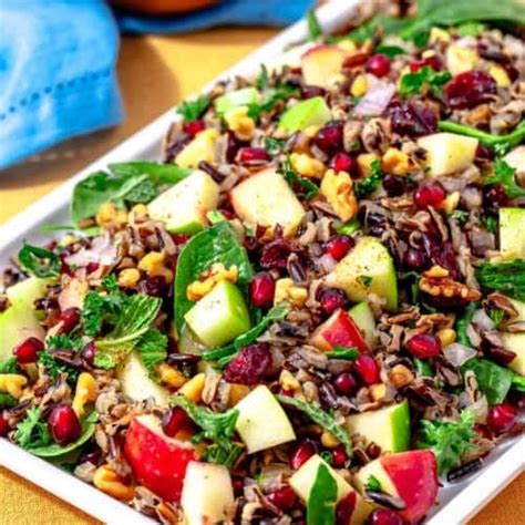 Wild Rice Salad The Mediterranean Dish