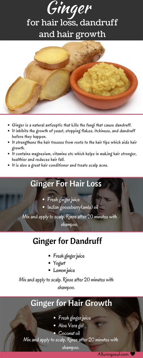 Ginger For Hair Growth Dandruff And Hair Loss Alluring Soul