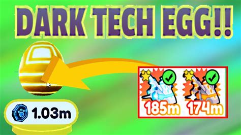 Opening Loads Of Dark Tech Eggs You Wont Believe Wjat We Got Roblox