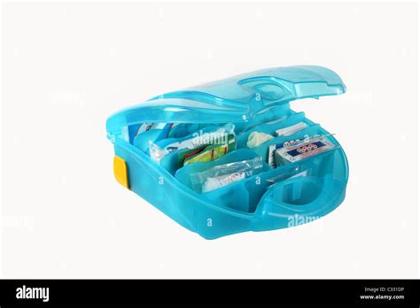 First Aid Box Blue Hi Res Stock Photography And Images Alamy