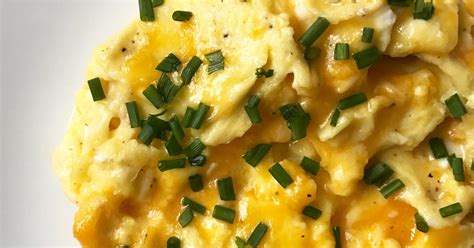 How To Make Cheesy Scrambled Eggs Popsugar Food