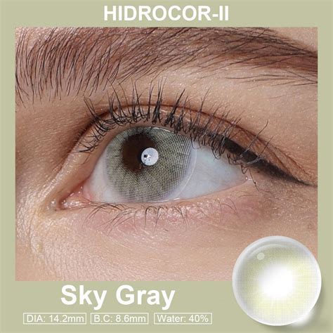 Ripley Par De Lentes De Contacto Freshgo Linea Hidrocor Ii Sky Gray