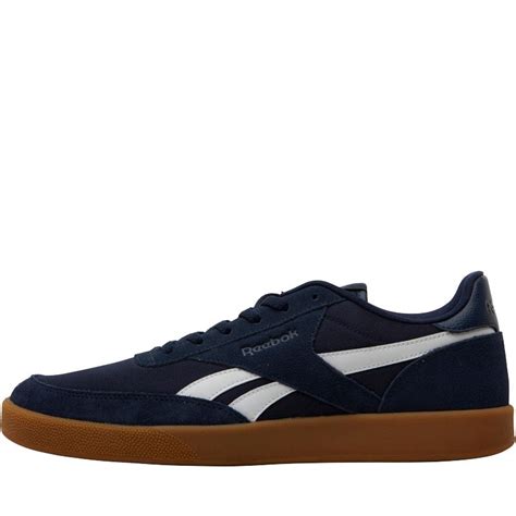 Buy Reebok Classics Mens Royal Bonoco Suede Trainers Navy Blue