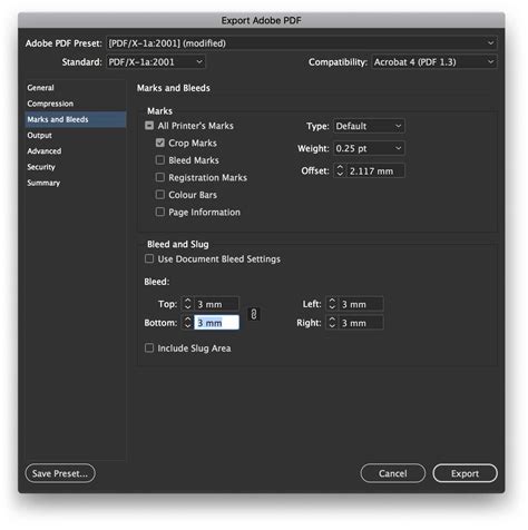 How To Export A Print Ready Pdf From Adobe Indesign Avenue Printing