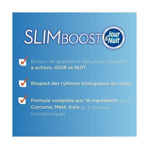 Fort Pharma Slimboost Jour Nuit Compl Ment Alimentaire Br Le