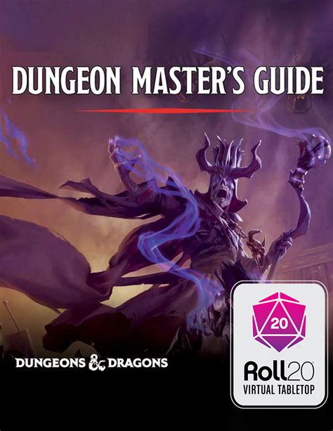 Dungeon Master S Guide E Roll Vtt Wizards Of The Coast D D Th