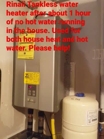 Loud Fog Horn From Tankless Water Heater Rinaii R75 LS After About An