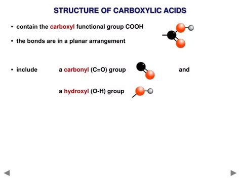 PPT STRUCTURE OF CARBOXYLIC ACIDS PowerPoint Presentation Free