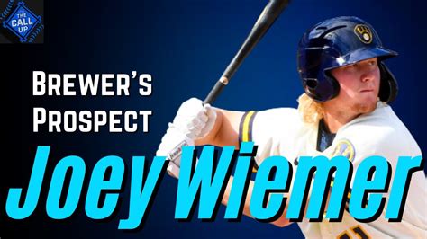 Brewers Prospect Joey Wiemer Joins The Show Call Up Youtube