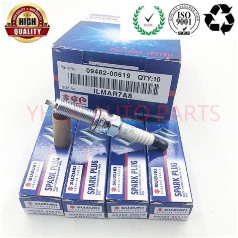 3Pcs 09482 00619 ILMAR7A8 Original Iridium Spark Plug For Mazda Suzuki