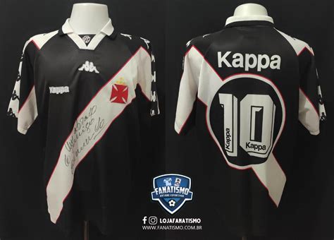 Camisa Do Vasco Oficial I Kappa Edmundo Autografada Sg Fanatismo