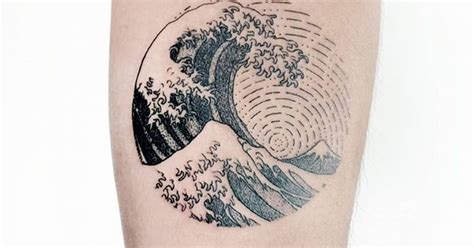 Refreshing Wave Tattoo Designs