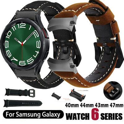 Echtes Leder Armband F R Samsung Galaxy Watch Classic