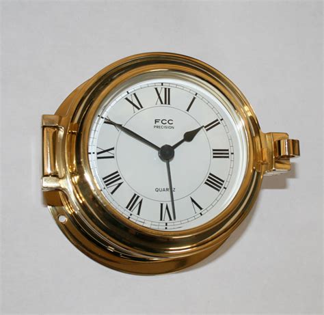 Brass Marine Clock Fcc Precision