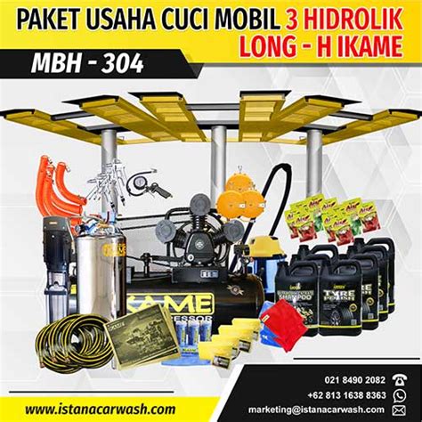 Paket Usaha Cuci Mobil Hidrolik Mbh Istana Teknik