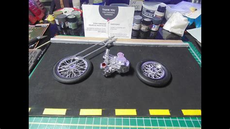 Revell La Street Chopper Build Part Unboxing And Initial Build