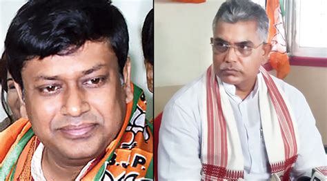 Sukanta Majumdar Dilip Ghosh And Sukanta Majumdar Public Spat Over