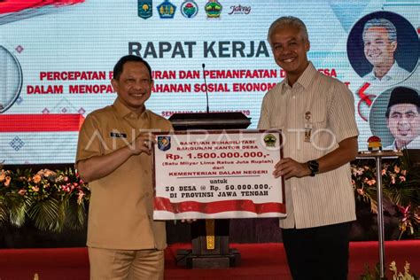 Rapat Kerja Percepatan Penyaluran Dan Pemanfaatan Dana Desa Antara Foto