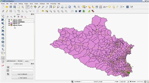 Basic Qgis Tutorial Open Some Shapefile Layers And A Project Youtube