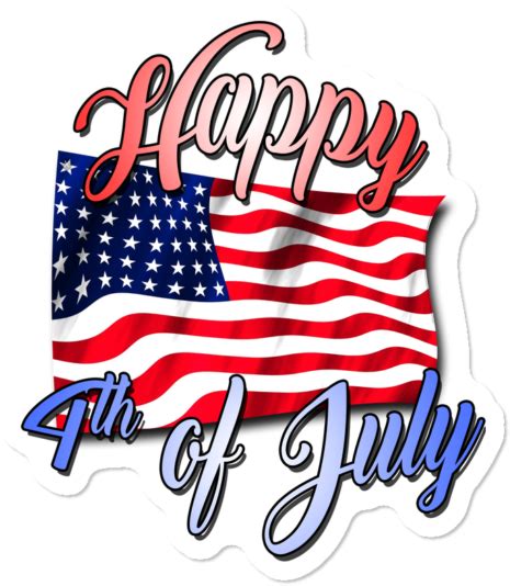 Happy 4th Of July Illustration Clipart Full Size Clipart 3787003