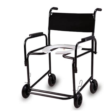 Cadeira de Banho Rodas 52cm Flex Obeso até 130kg Prolife PL2002